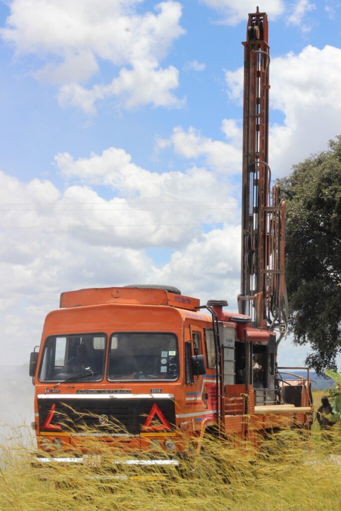 potrait borehole drilling rig